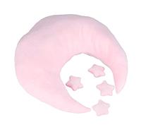 Fdit Simpatico Cuscino in Posa Sulla Luna Oggetti di Scena per Fotografia di Bambini con Stella, Morbido e Delicato Sulla Pelle per le Foto dei Neonati (PINK)