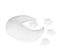 Fdit Simpatico Cuscino in Posa Sulla Luna Oggetti di Scena per Fotografia di Bambini con Stella, Morbido e Delicato Sulla Pelle per le Foto dei Neonati (WHITE)