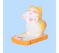 Fdit Simpatico Supporto per Cellulare a Forma di Gatto, Mini Supporto per Telefono Portatile in Resina, Ornamento da Scrivania con Base Ponderata per Smartphone, Tablet, Soggiorno, (Tipo 3)