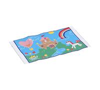 Fdit Simpatico Tappeto Tessuto per Casa delle Bambole in Scala 1:12 per Decorazioni in Miniatura con Materiale in Morbida Seta per Mini Soggiorno e Camera da Letto (castello dei sogni)