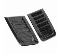 Fdit Slot di Ventilazione del Cofano Durevole Universale per RS Mk2 Style 2pcs Cappuccio Automobilistico Front Auto per Ventilare (Aspetto in fibra di carbonio)