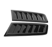 Fdit Slot di Ventilazione del Cofano Durevole Universale per RS Mk2 Style 2pcs Cappuccio Automobilistico Front Auto per Ventilare (nero lucido)