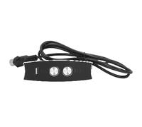 Fdit Sostituzione Telecomandata della Sedia a Sollevamento Ricarica USB, Controllo a 5 Pin a 5 Pin a LED per Divano Elettrico Reclinabile di Potenza (Black)