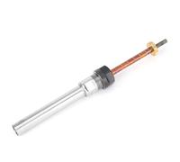 Fdit Spine Versatili Attraverso un Edificio per Ruotare la Rotazione del tornio: una Colonna Vertebrale Regolabile con una Comoda Canna in Acciaio Lucido (Manico dritto)