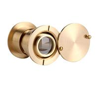 Fdit spioncino, Lega e videocitofono, 28 mm, Angolo di Visione di Sicurezza con Heavy Duty Cover per casa Ufficio Hotel Gold