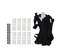 Fdit Squisito Kit di Cinghie per Avvolgitore per Copertura per Piscina, Accessorio per Rullo per Coperta Solare a Lunghezza Regolabile, Previene Danni alla Copertura per Piscina