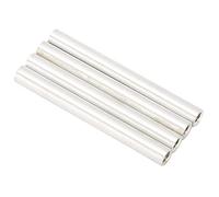 Fdit Stackener a Distanza Rotonda di Alluminio ALLIAGE 10pcs M4x0,7 Mm per Collegare Pezzi in Blocco, Confezione di 10 (Lunghezza 52 mm)