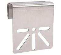 Fdit Staffa di Montaggio per Grondaia, Staffa di Montaggio per Telecamera di Sicurezza Solare in Acciaio Inossidabile con Base a Sei Fori per Telecamera di Sicurezza Domestica