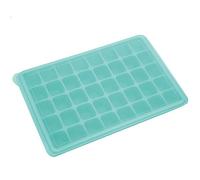Fdit Stampi per Cubetti di Ghiaccio in Silicone 40 cavità Vassoio Riutilizzabile con Coperchi per Bar Hotel (patina)