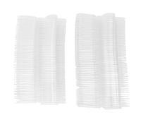 Fdit Stampi per Fusione di Cera a Conchiglia, Confezione da 100 Pezzi, in Plastica Trasparente e Resistente, per Realizzare Candele e Saponi, 2,4 X 1,4 X 1 Pollice (A forma di cuore)