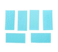 Fdit Stampi per Modelli di Torta Goffratura Texture, 6 Timbri in Plastica Dura