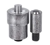 Fdit Stampo per Fustella per Occhielli in Acciaio 45#, Chiusura a Scatto da 3 Mm a 20 Mm e Set di Strumenti per Occhielli per Scarpe da Cintura e Valigie, Strumento di Impostazione da (8,0)