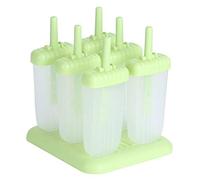 Fdit Stampo per Gelato Riutilizzabile con 6 Scomparti in Silicone Alimentare, Facile da Sformare, per Preparare Gelati, Yogurt e Budini Fatti in casa.