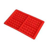 Fdit Stampo Per Waffle In Silicone, Stampo Per Teglia Quadrata Confezione Da 2 Pezzi Resistente Al Calore -40°C +230°C Lavabile In Lavastoviglie Per Domestica E Pastelleria