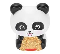 Fdit Statua del Panda Solare Che Agita, Decorazione Carina per il Cruscotto Dell'auto e la casa. Statua del Panda Solare Traballante per il Cruscotto o la Scrivania (Apri gli occhi)