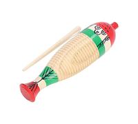 Fdit Strumento a Percussione Guiro in Legno a Forma di Pesce per Bambini, Coltivare abilità, Arricchire il Pensiero, con un Design Adorabile