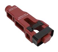 Fdit Strumento di Installazione della Chiusura della Porta Compatto Ed Efficiente per Progetti di Porte Spesse da 1 3/4 Pollici e 1 3/8 Pollici (rosso)