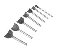 Fdit Strumento di Punzonatura in Pelle da 7 Pezzi, Punzone a metà Round Crafta Craft Foro Strumento per Punzonatrice a Semicerchio 1/4 per le Cinture (Set di pezzi da 10-40mm7)