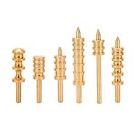 Fdit Strumento di Riscaldamento Elettrico - Pacchetto Slicer in Pelle Ottone Durevole per Finiture in Pelle e Macinazione - 6 Pezzi Set per Progetti in