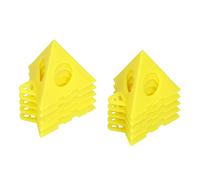 Fdit Strumento di Supporto in Plastica del Supporto per Vernici 10 Pezzi - Design a Picco Contundente - Pratico e Veloce Utilizzare per Il Pittore di Lavoro in Legno