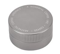 Fdit Strumento Distributore di caffè in Acciaio Inossidabile da 51 Mm per Pressare Uniformemente Strumento Livellatore di caffè per Baristi e Appassionati di Casa (SILVER)