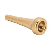 Fdit Strumento Musicale Bocchietto della Tromba in Ottone 3 Pezzi Set, Accessorio per le Prestazioni del Leggero per Principianti, Colore Dorato (7c)