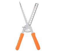 Fdit Strumento per Rimuovere la Membrana delle Costole, Skinner per Costolette in Acciaio Inossidabile 304 con Punta Curva per Tagliare il Grasso e Rimuovere la Membrana, Impugnatura