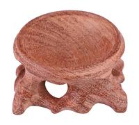 Fdit Supporto a Sfera in Legno, Supporto per Globo sferico in Stile retrò e nostalgico, per Molti Articoli Rotondi per la casa della Camera da Letto per la Cura delle Uova fragili