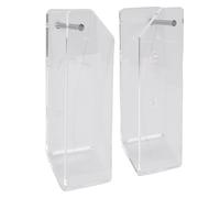 Fdit Supporto da Parete per Laptop in Acrilico, Supporto Salvaspazio Sotto Scrivania con Slot per Cavi per Organizer per Tastiera Tablet in Ufficio a Casa