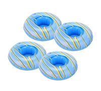 Fdit Supporto Galleggiante per Bevande Gonfiabile da 10 Pezzi, Supporti Galleggianti per Tazze di Bevande Durevoli per Feste in Piscina, Adatto per Bambini Dai 6 Anni in su