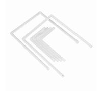 Fdit Supporto per Cornice Portafoto in Acrilico Trasparente, Espositore da