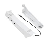 Fdit Supporto per Montaggio Orizzontale con 4 Porte USB per Console Sottili Migliore stabilità Realizzato in Materiale ABS per gli Appassionati di Giochi