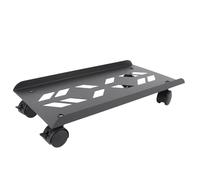 Fdit Supporto per PC Mobile in Acciaio Resistente con Rotelle - Supporto per CPU Ventilato e Scorrevole per Scrivania da Gioco - Supporta la Maggior Parte dei Tower PC Sul Mercato, Adatto a Tower di