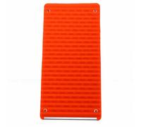 Fdit Supporto per Telefono in Silicone, Supporto da Scrivania Pieghevole Pieghevole Antiscivolo con Nucleo in Lega di Alluminio per Laptop Tablet Telefono Ufficio Domestico (ORANGE)