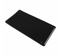 Fdit Supporto per Telefono in Silicone, Supporto per Telefono da Scrivania Pieghevole Pieghevole con Nucleo in Lega di Alluminio per Smartphone, Tablet, Laptop, Ufficio Domestico (BLACK)