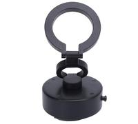 Fdit Supporto per Telefono Magnetico da Scrivania Supporto per Auto con Aspirazione Magnetica Elettrica Pieghevole a Tre Sezioni Rotazione di 360 Gradi per Veicoli da Ufficio Domestico (BLACK)