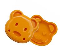 Fdit Taglia-panini a Forma di Orso, Macchina per Bento per per Colazione | Stampo in Plastica PP, Forma di Animale Cartone Animato per la Preparazione del Pranzo, Strumento Compatto per Bento
