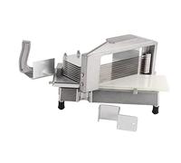 Fdit Tagliapomodoro Commerciale, Tagliaverdure Manuale con Lame in Acciaio Inossidabile per Fette Uniformi, Telaio in Alluminio Resistente con Maniglie a Leva, (Spessore fetta 6,3 mm/0,25 pollici)