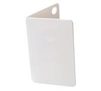 Fdit Tagliere Pieghevole con Macchina per Alimenti per Bambini, Tagliere Multiuso in Plastica con Foro per Appendere e Scala di Misurazione Sul Fondo, per la (Riso Nordico Bianco 20x12,5x0,8cm)