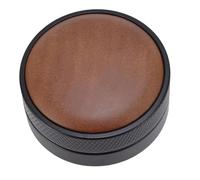 Fdit Tamper caffè Ergonomico in Legno Tamper per Palmo per gli Amanti del caffè Stile Legno di Noce da 12,2 a 15,03 Once (58MM)