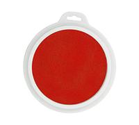 Fdit Tampone di Inchiostro Lavabile con Copertura Trasparente Timbro Artigianale Rotondo - Tamponi di Inchiostro a Base D'acqua per Timbri in Gomma - Forte Potere Colorante per Vernici per Bambini