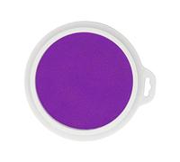 Fdit Tampone di Inchiostro Lavabile con Copertura Trasparente Timbro Artigianale Rotondo - Tamponi di Inchiostro a Base D'acqua per Timbri in Gomma - Forte Potere Colorante per Vernici per Bambini