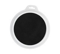 Fdit Tampone di Inchiostro Lavabile con Copertura Trasparente Timbro Artigianale Rotondo - Tamponi di Inchiostro a Base D'acqua per Timbri in Gomma - Forte Potere Colorante per Vernici per Bambini