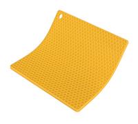 Fdit Tappetino Isolante in Silicone per Alimenti, Sottopentola Termoresistente per Microonde con Antiscivolo, Facile da Pulire per (YELLOW)