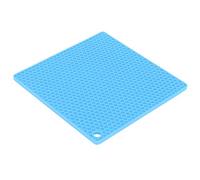 Fdit Tappetino Isolante in Silicone per Alimenti, Sottopentola Termoresistente per Microonde con Antiscivolo, Facile da Pulire per (BLUE)