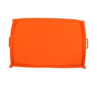 Fdit Tappetino per Piastra in Silicone per Griglia da 28 Pollici, Copertura Protettiva Impermeabile con Bordo Rialzato, Tappetino da Antiscivolo Facile da Pulire per Prevenire la