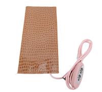 Fdit Tappetino Riscaldante Elettrico, Timer USB, Tappetino Riscaldante Impermeabile con Pile (10x25 cm temperatura regolabile)