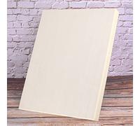 Fdit Tavola da Disegno in Legno di Pioppo, Bordatura in Legno Massello, Superficie Liscia e Piatta per la Verniciatura, Portatile Leggero con Venature del Pregiate, Spessore 45 (Tiglio)