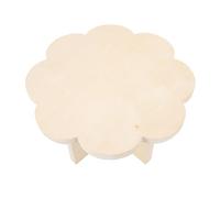 Fdit Tavolo Artigianale Portatile a Forma di Fiore Tavolo da Picnic Pieghevole con Struttura Robusta in Legno Massello per Campeggio All'aperto, da Picnic Dall'aspetto Carino per e Campeggio