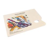 Fdit Tavolozza di Carta Usa e Getta Ad Olio Ad Acquerello, Pale a Colori Strappate, Foro Comodo del Pollice, per Artisti
